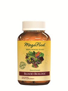 Blood Builder provides whole food iron with synergistic nutrients and organic beet root to maintain healthy levels of iron..